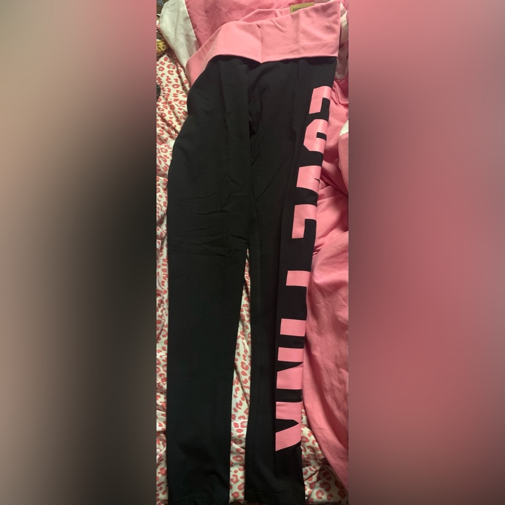Victoria’s Secret Pink fold over leggings